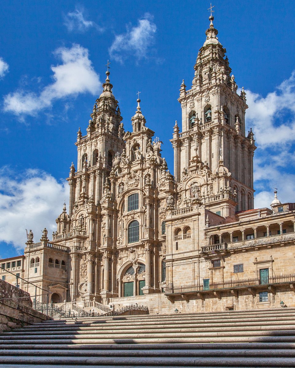 Catedral de Santiago de Compostela al atardecer